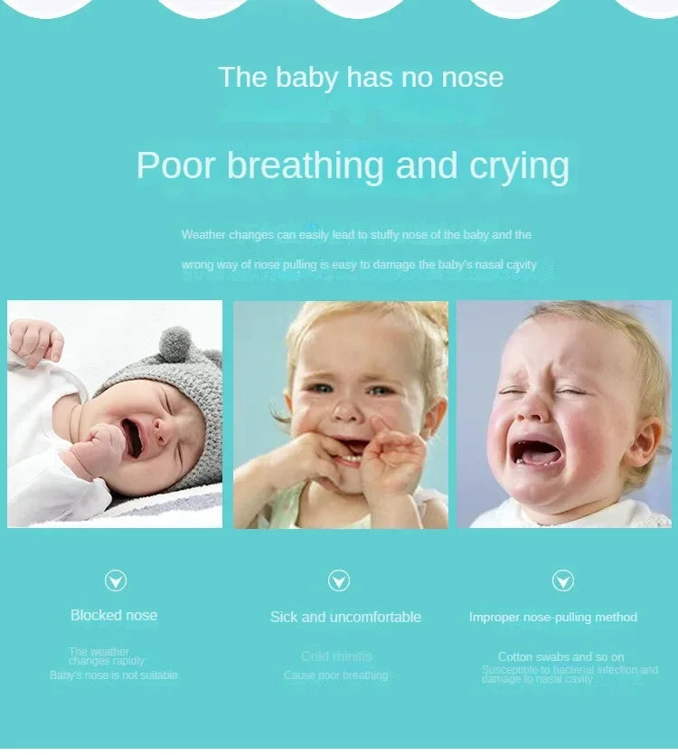 NoseEase⢠3-in-1 Baby Nasal Cleaner