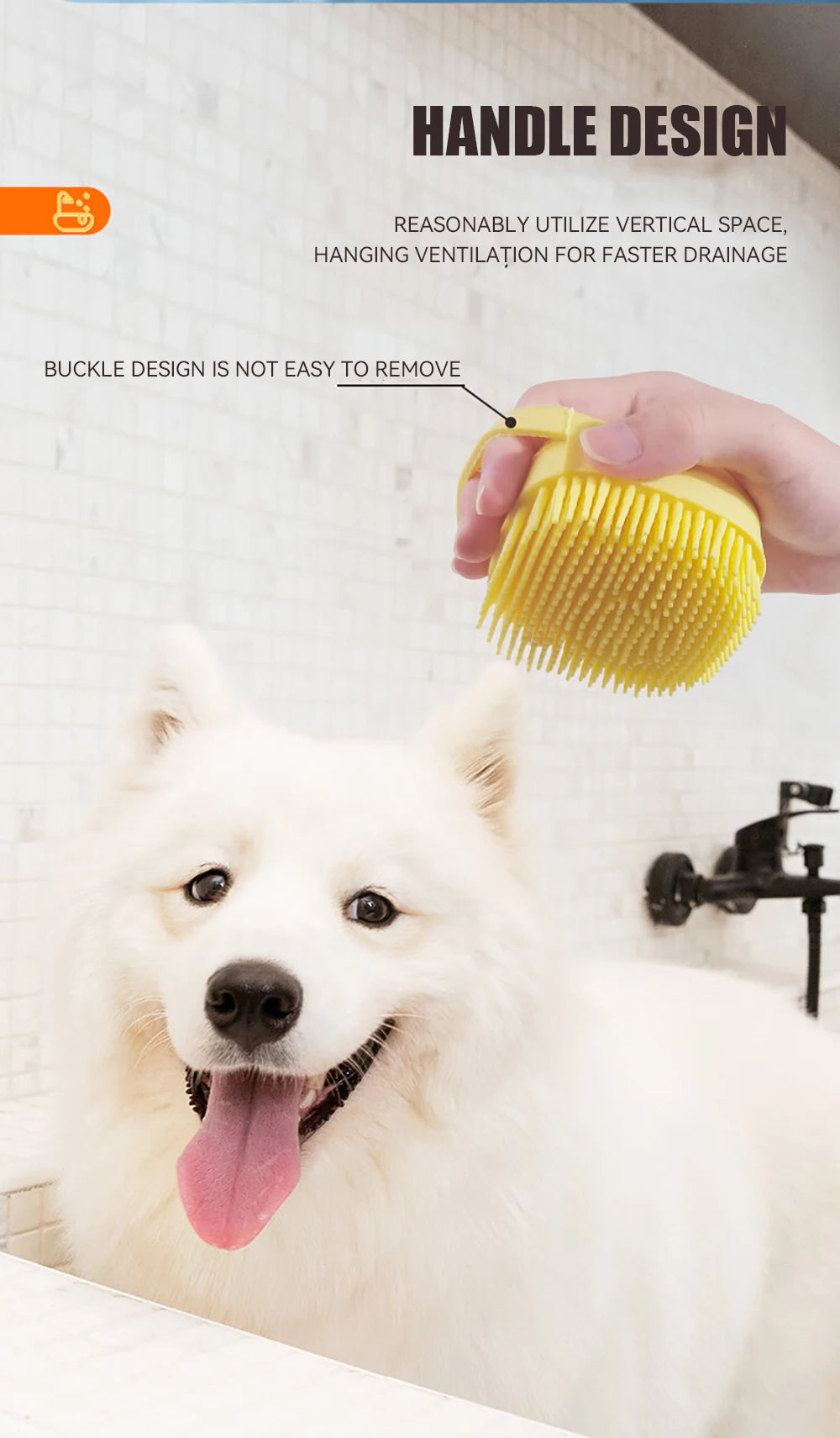 CleanBuddy™ Pet Bath Brush