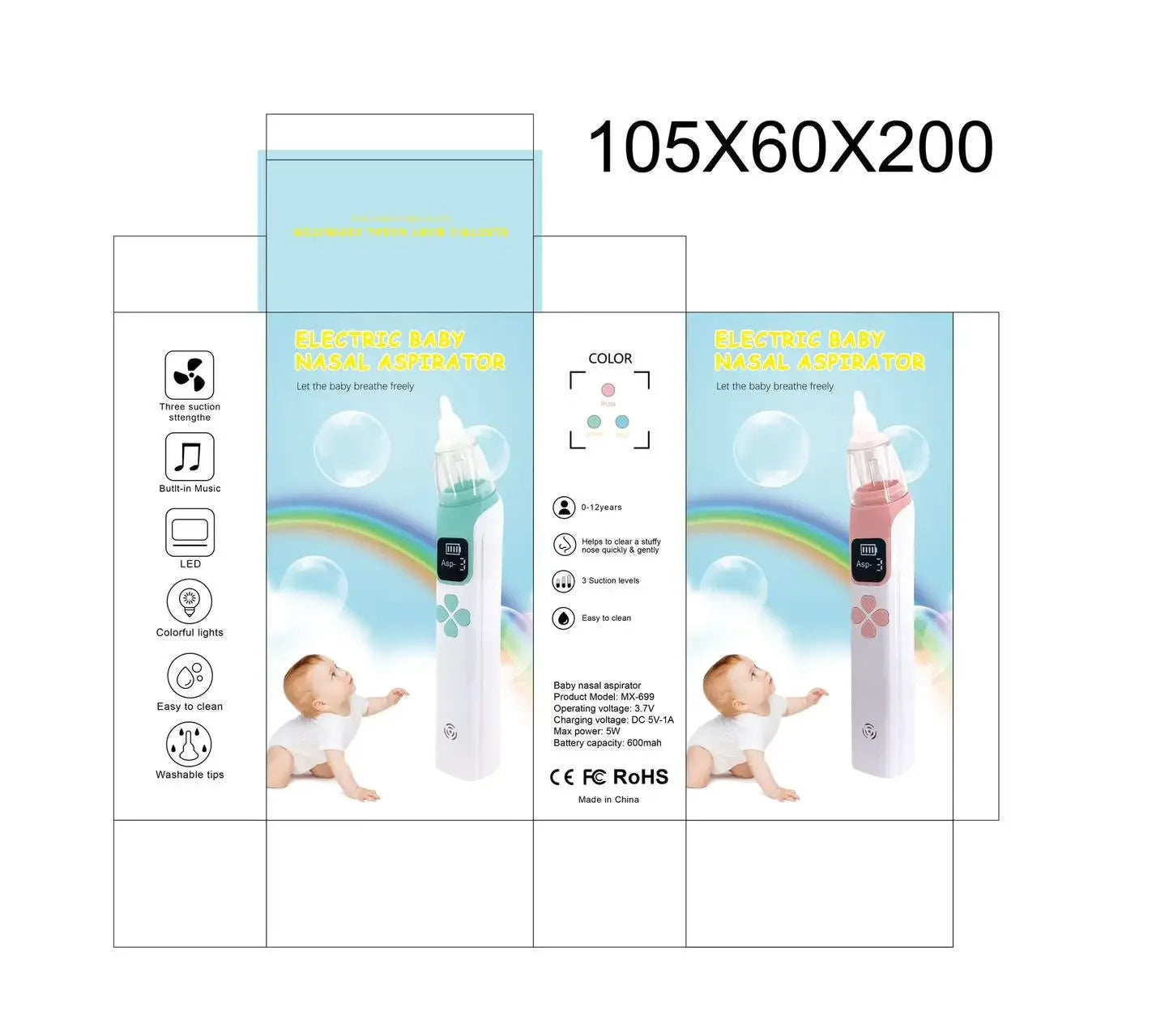 NoseEase⢠3-in-1 Baby Nasal Cleaner