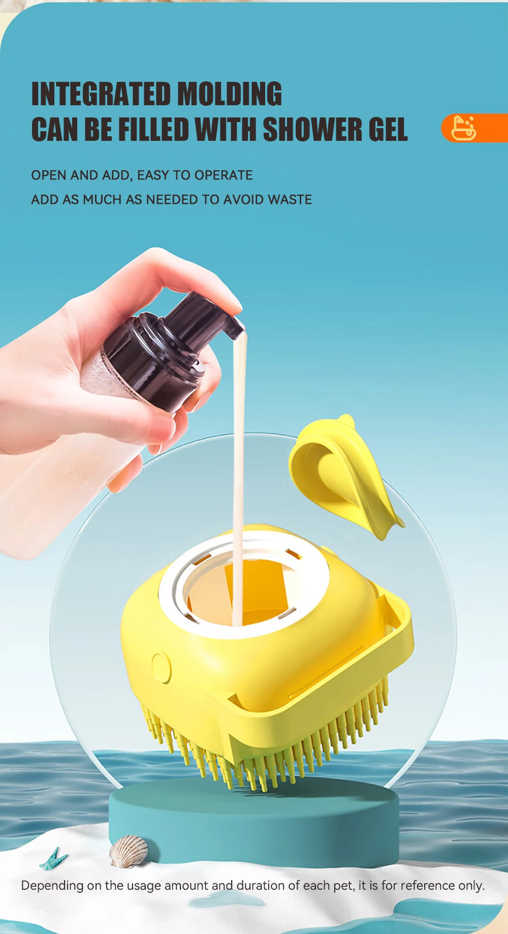 CleanBuddy™ Pet Bath Brush