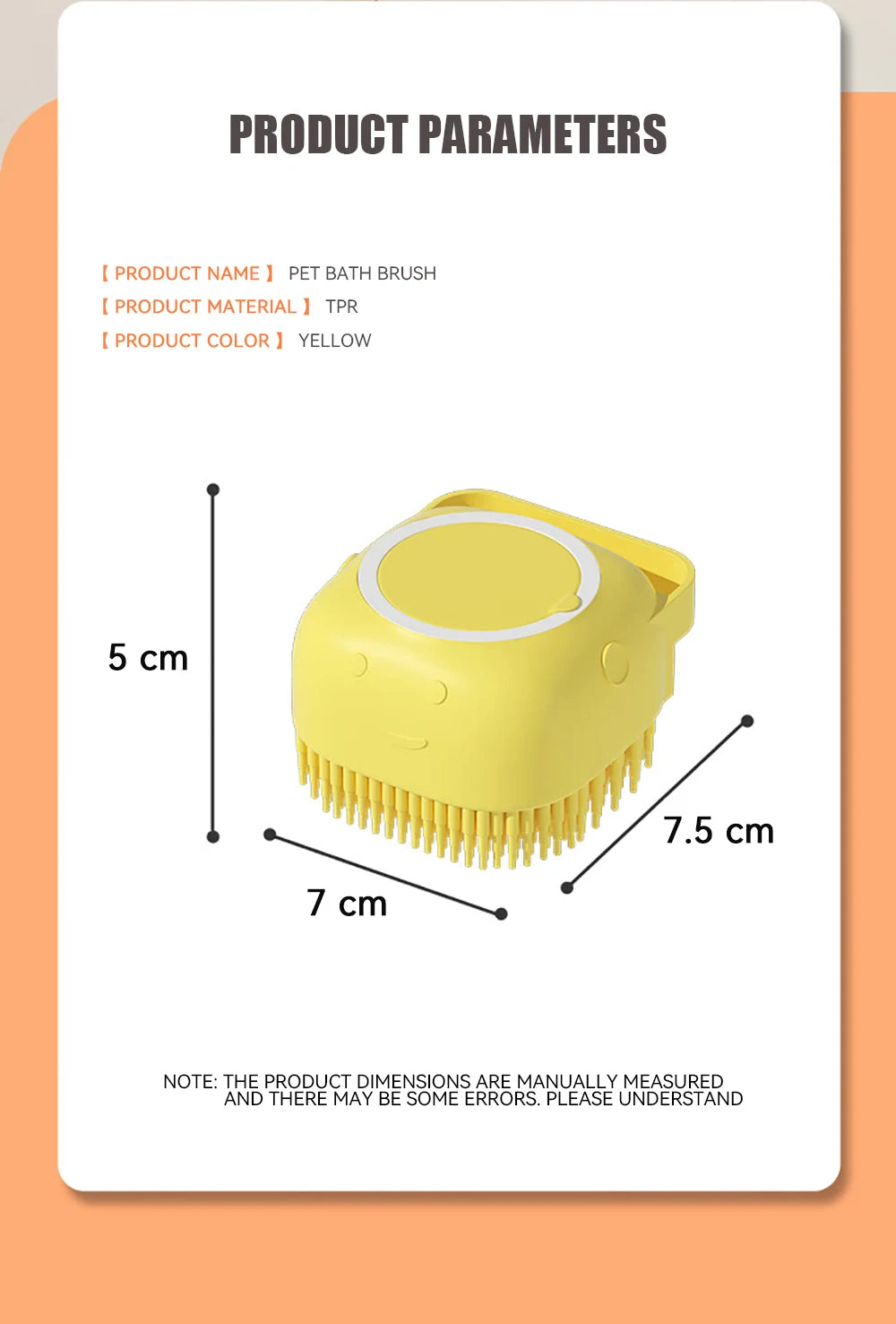 CleanBuddy™ Pet Bath Brush