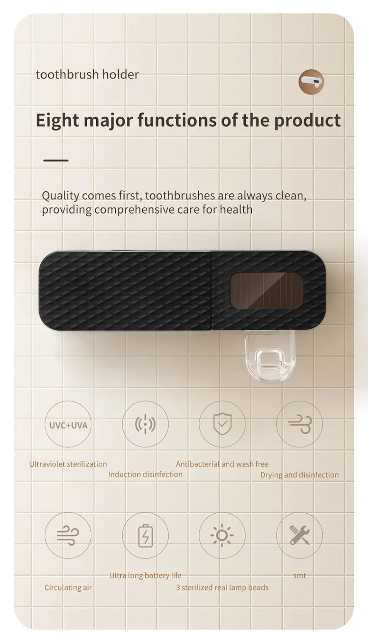 🦷 DryDent™ – Intelligent Toothbrush Holder