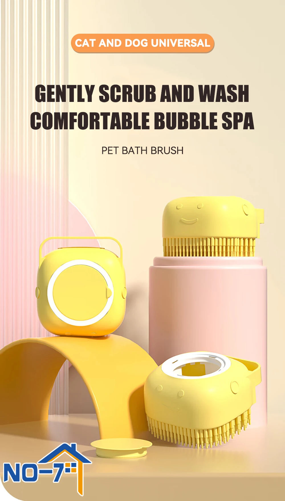 CleanBuddy™ Pet Bath Brush
