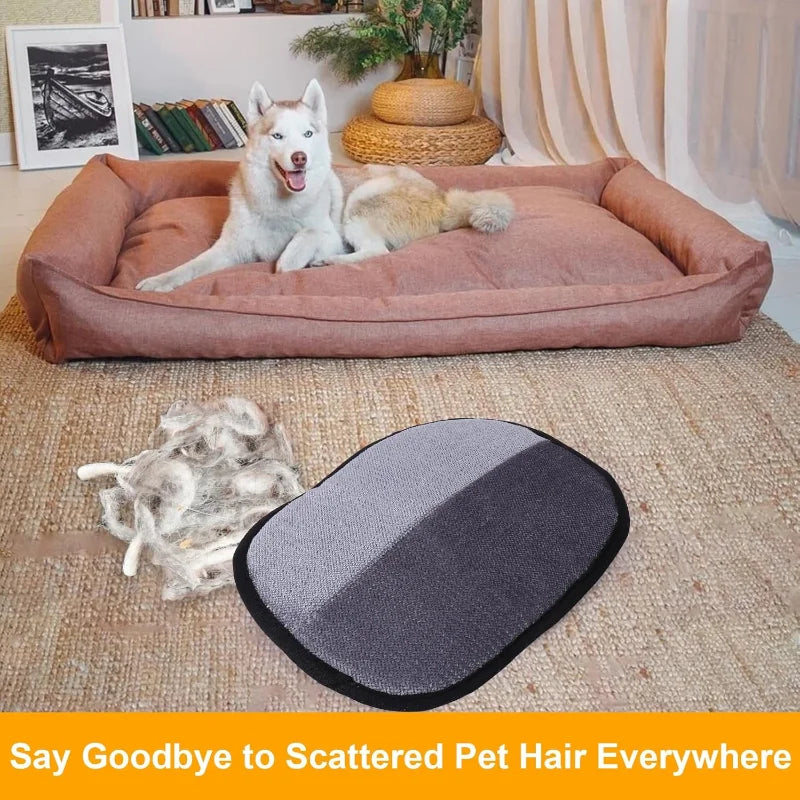 š¾ FurEase⢠ā Dual-Sided Pet Grooming Gloves