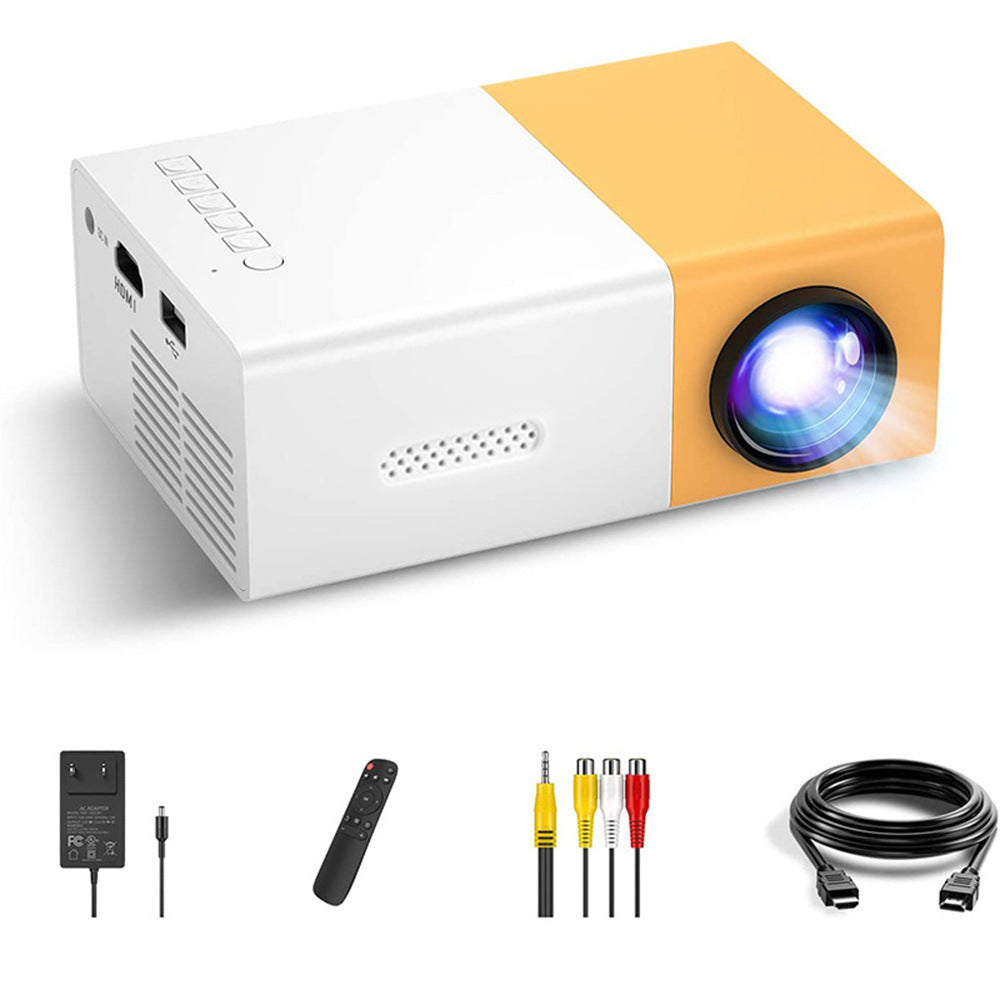 🎬 CineView™ – Portable HD Mini Projector with 72” Scree