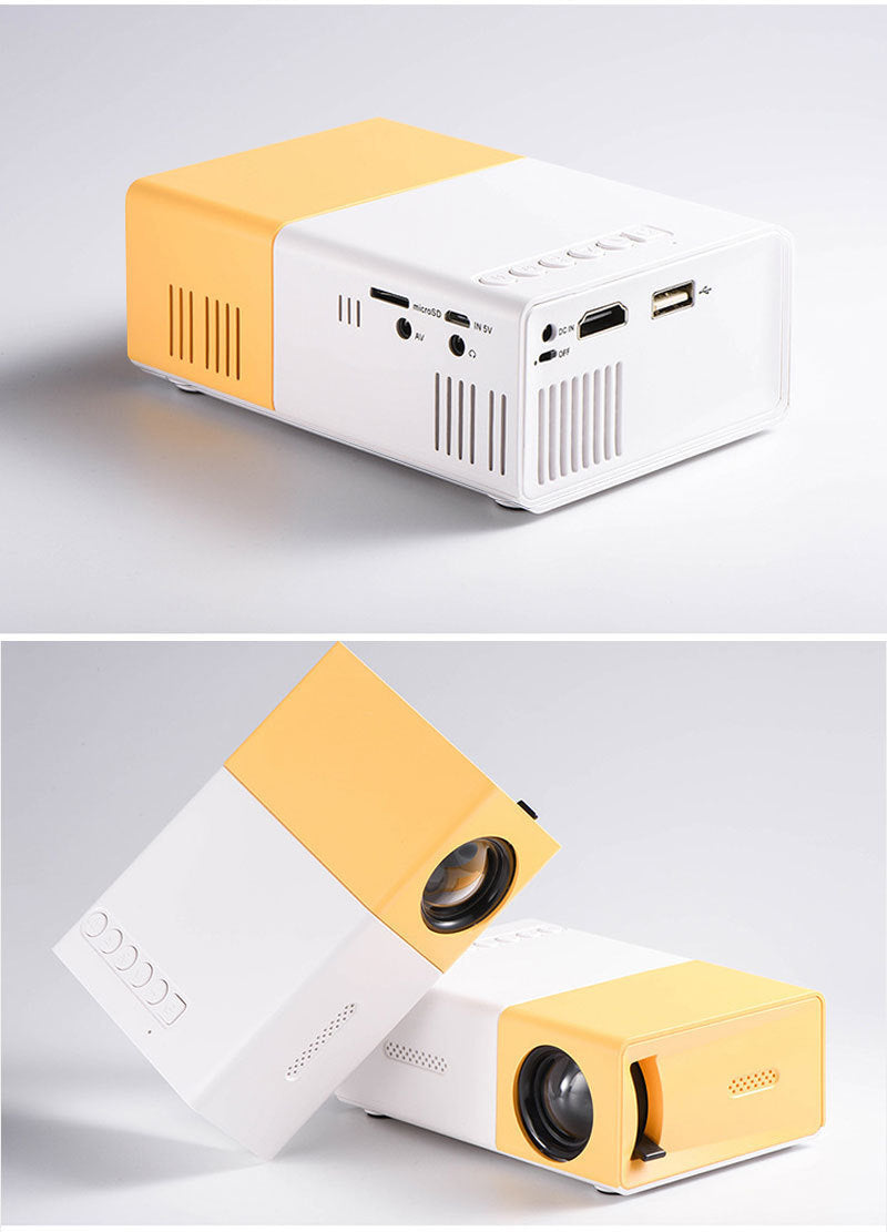 🎬 CineView™ – Portable HD Mini Projector with 72” Scree