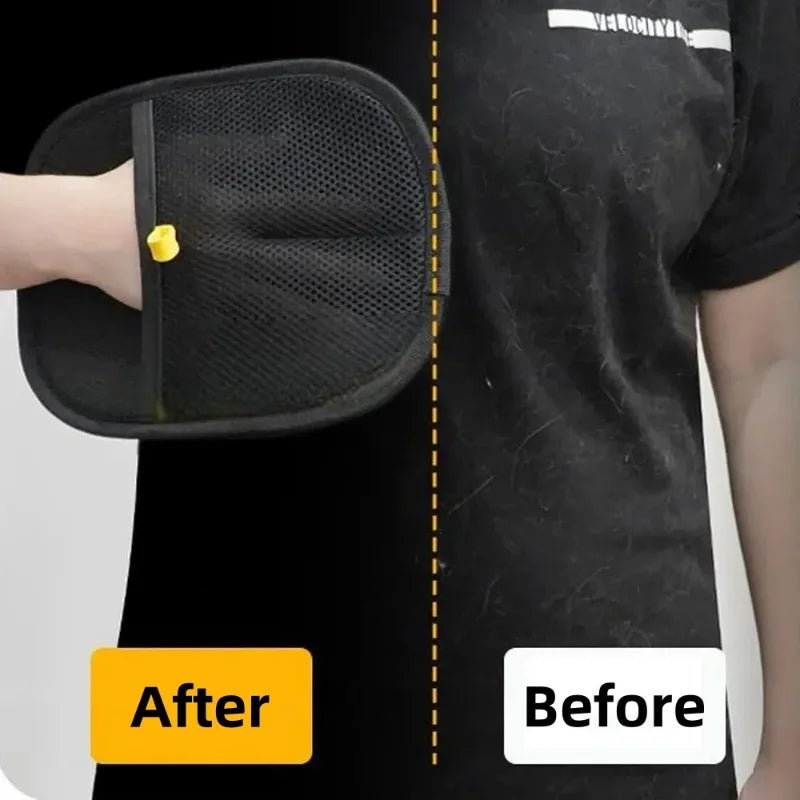 🐾 FurEase™ – Dual-Sided Pet Grooming Gloves