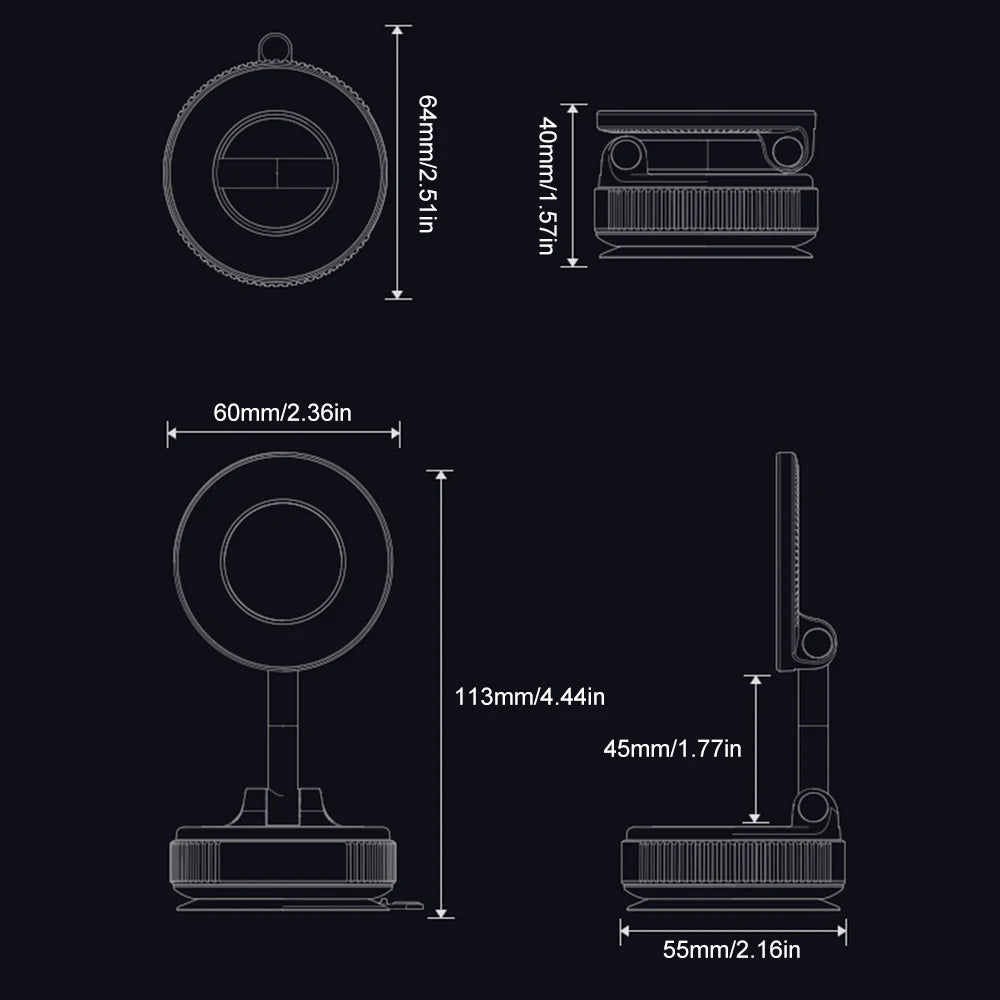 🚗MagnoGrip™ – Magnetic Car Mount