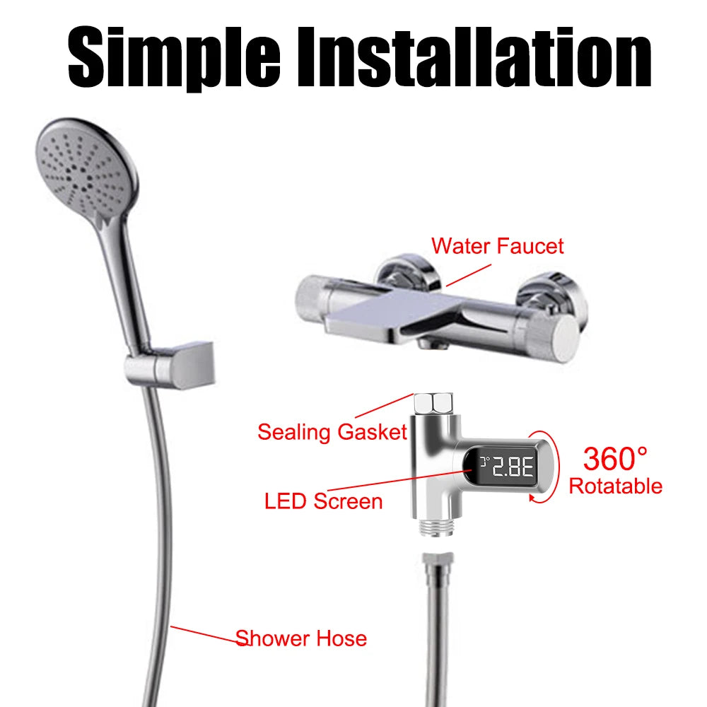 TempGlow™ LED Water Thermometer